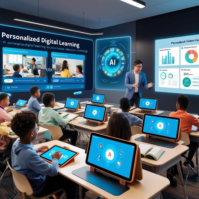 Advanced Technology Enables Personalized Remote Learning | Source: Leonardo AI